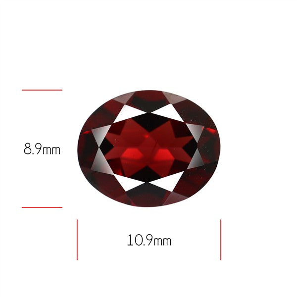 Red Almandine (Pyrope) Garnet Faceted Mozambique Garnet