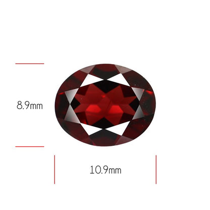 Red Almandine (Pyrope) Garnet Faceted Mozambique Garnet