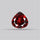 Red Almandine (Pyrope) Garnet Faceted Mozambique Garnet