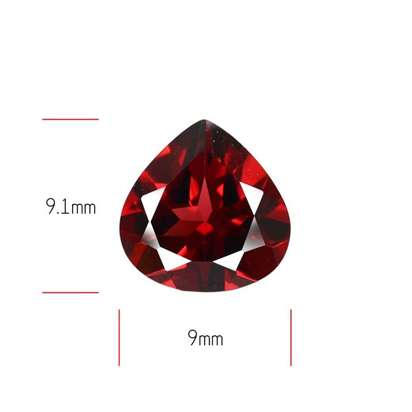 Red Almandine (Pyrope) Garnet Faceted Mozambique Garnet