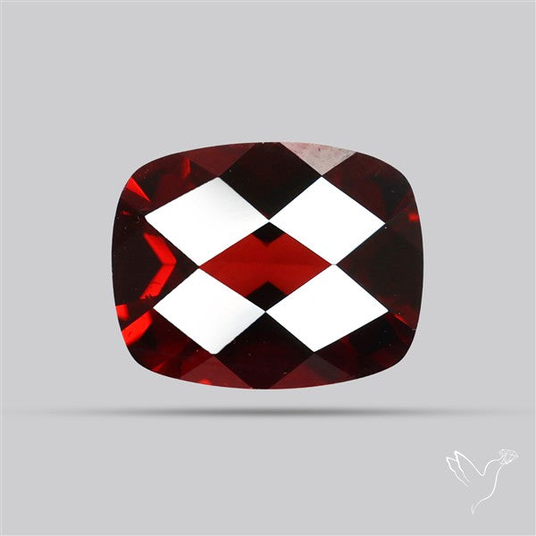 Natural Red Almandine Garnet (Pyrope) Faceted Mozambique Garnet