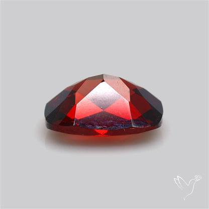 Natural Red Almandine Garnet (Pyrope) Faceted Mozambique Garnet