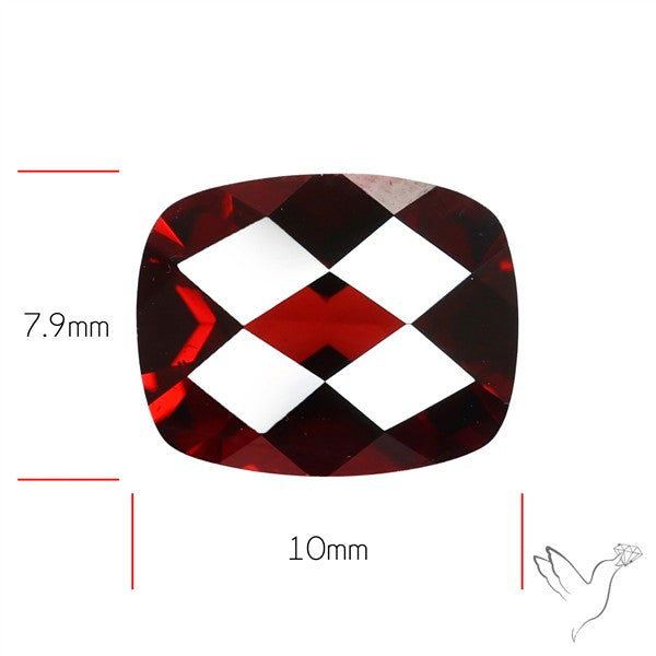 Natural Red Almandine Garnet (Pyrope) Faceted Mozambique Garnet