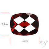 Natural Red Almandine Garnet (Pyrope) Faceted Mozambique Garnet