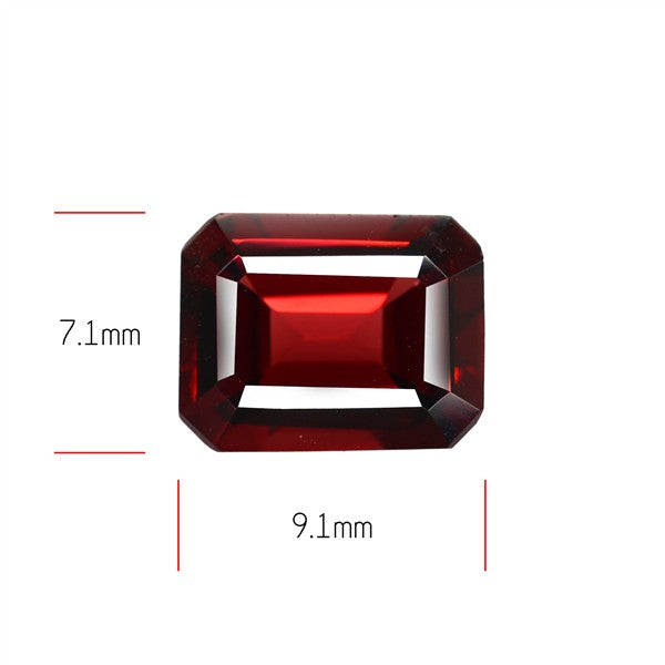 Red Almandine (Pyrope) Garnet Faceted Mozambique Garnet