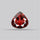 Red Almandine (Pyrope) Garnet Faceted Mozambique Garnet