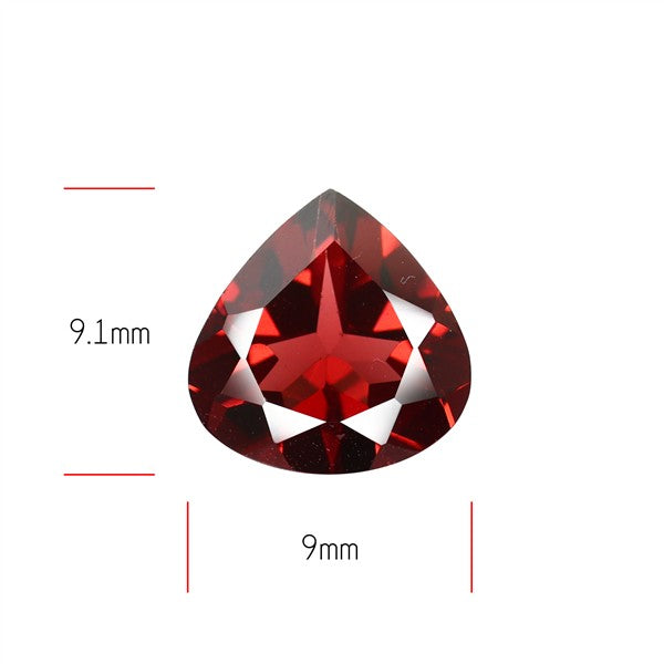 Red Almandine (Pyrope) Garnet Faceted Mozambique Garnet