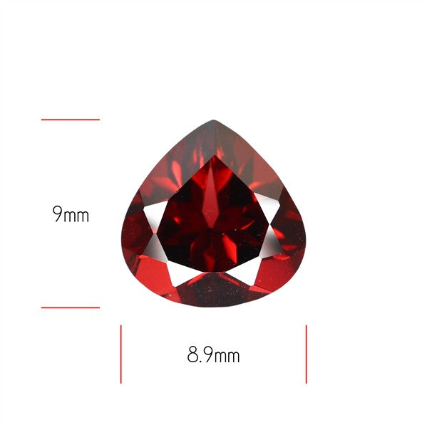 Red Almandine (Pyrope) Garnet Faceted Mozambique Garnet