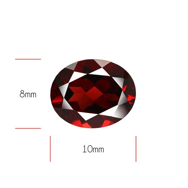 Red Almandine (Pyrope) Garnet Faceted Mozambique Garnet