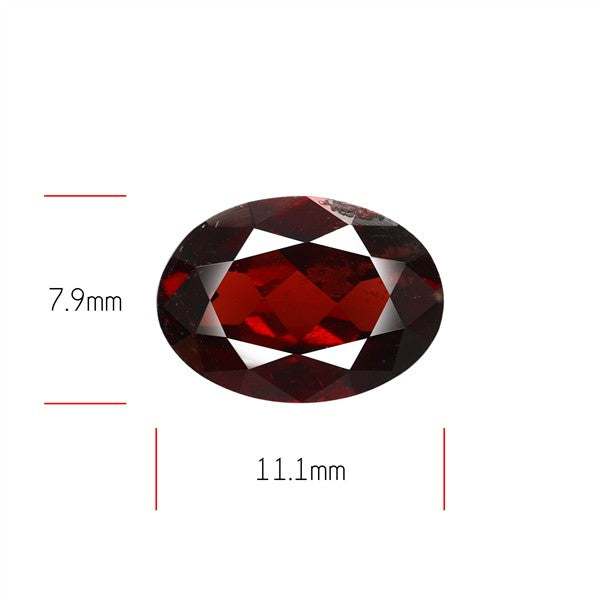 Red Almandine (Pyrope) Garnet Faceted Mozambique Garnet