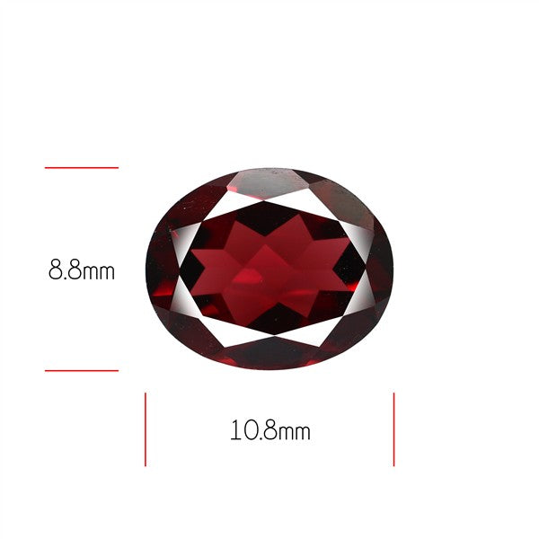 Red Almandine (Pyrope) Garnet Faceted Mozambique Garnet
