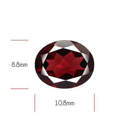 Red Almandine (Pyrope) Garnet Faceted Mozambique Garnet