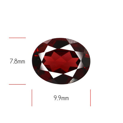 Red Almandine (Pyrope) Garnet Faceted Mozambique Garnet