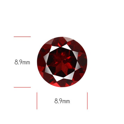 Red Almandine (Pyrope) Garnet Faceted Mozambique Garnet