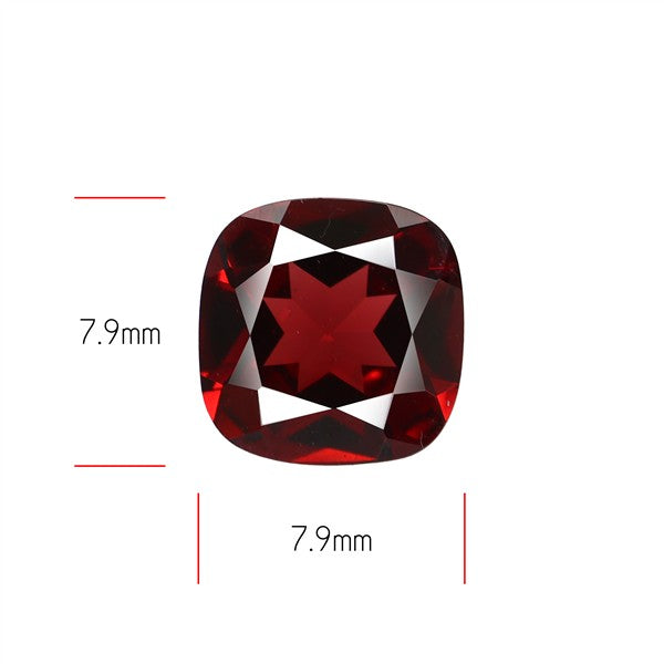 Red Almandine (Pyrope) Garnet Faceted Mozambique Garnet