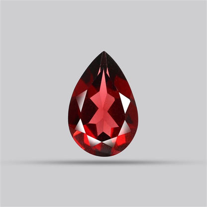Red Almandine (Pyrope) Garnet Faceted Mozambique Garnet