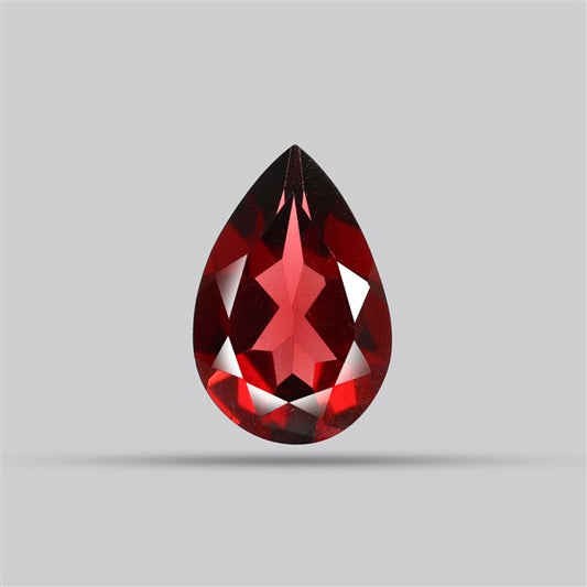 Red Almandine (Pyrope) Garnet Faceted Mozambique Garnet