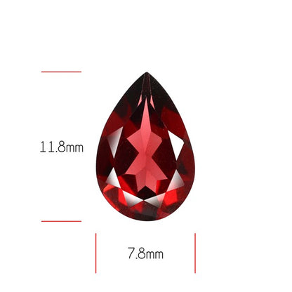 Red Almandine (Pyrope) Garnet Faceted Mozambique Garnet