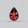 Red Almandine (Pyrope) Garnet Faceted Mozambique Garnet
