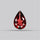 Red Almandine (Pyrope) Garnet Faceted Mozambique Garnet