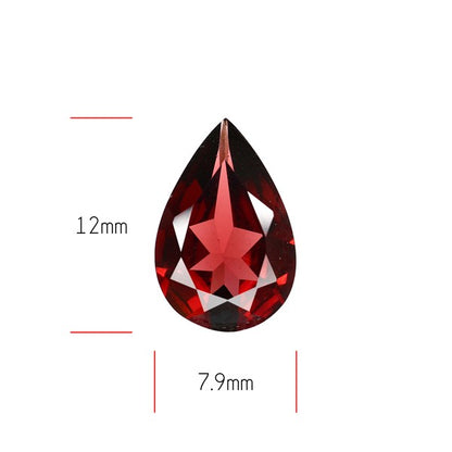 Red Almandine (Pyrope) Garnet Faceted Mozambique Garnet