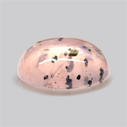Diopside in Rose Quartz Fine Cabochon