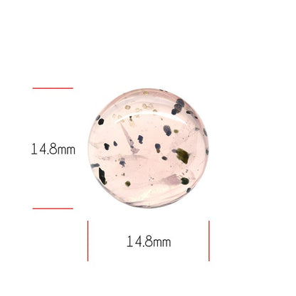 Diopside in Rose Quartz Fine Cabochon