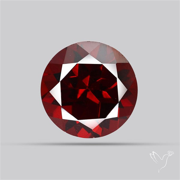 Natural Red Almandine Garnet (Pyrope) Faceted Mozambique Garnet
