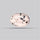 Diopside in Rose Quartz Fine Cabochon