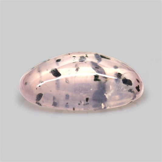 Diopside in Rose Quartz Fine Cabochon