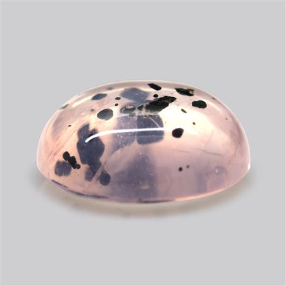 Diopside in Rose Quartz Fine Cabochon