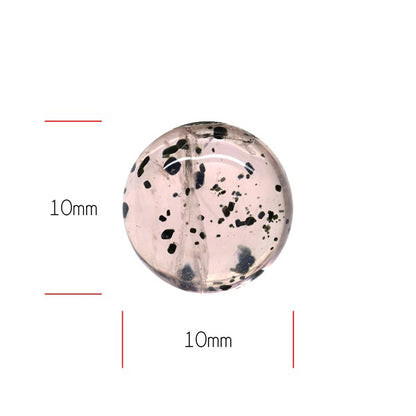 Diopside in Rose Quartz Fine Cabochon