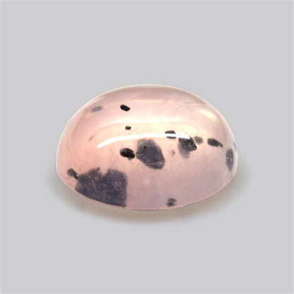 Diopside in Rose Quartz Fine Cabochon