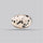 Diopside in Rose Quartz Fine Cabochon