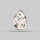 Diopside in Rose Quartz Fine Cabochon