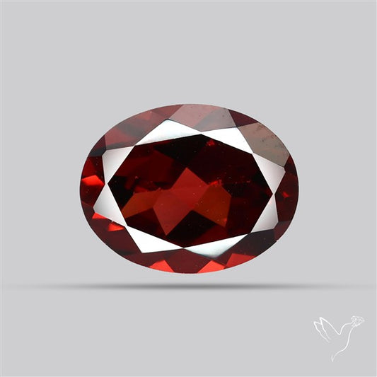 Natural Red Almandine Garnet (Pyrope) Faceted Mozambique Garnet