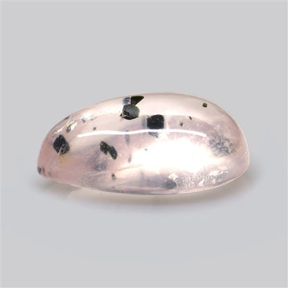 Diopside in Rose Quartz Fine Cabochon