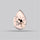 Diopside in Rose Quartz Fine Cabochon
