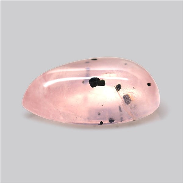 Diopside in Rose Quartz Fine Cabochon