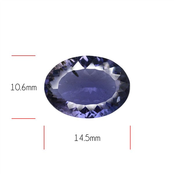 Iolite Millenium Cut Rare Faceted Fine Gemstone