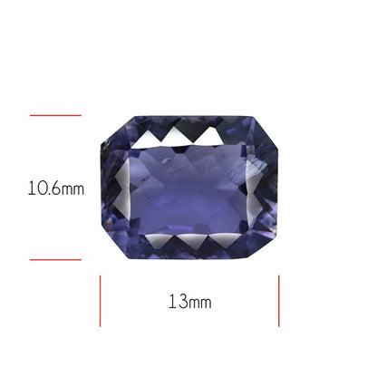 Iolite Millenium Cut Rare Faceted Fine Gemstone
