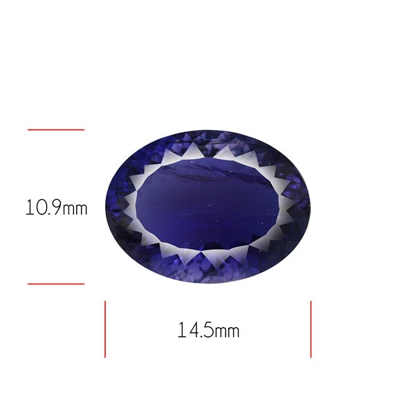 Iolite Millenium Cut Rare Faceted Fine Gemstone