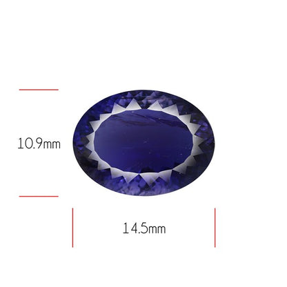 Iolite Millenium Cut Rare Faceted Fine Gemstone