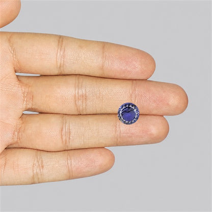 Iolite Millenium Cut Rare Faceted Fine Gemstone
