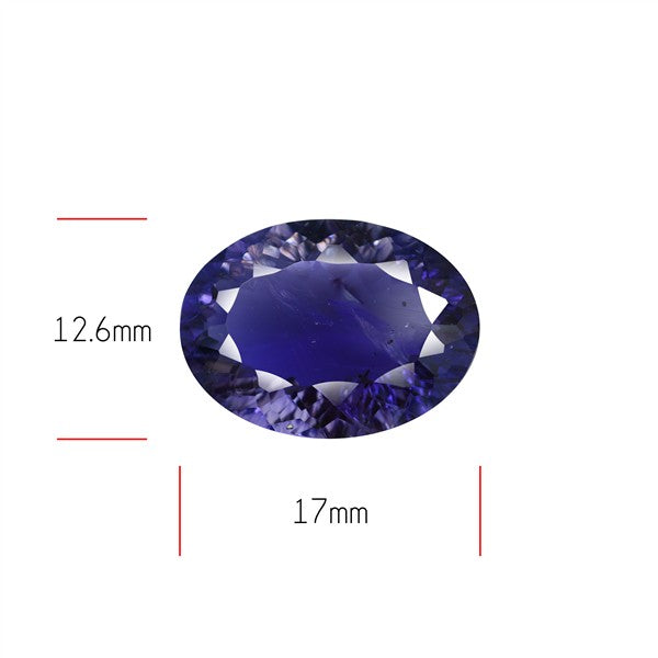Iolite Millenium Cut Rare Faceted Fine Gemstone