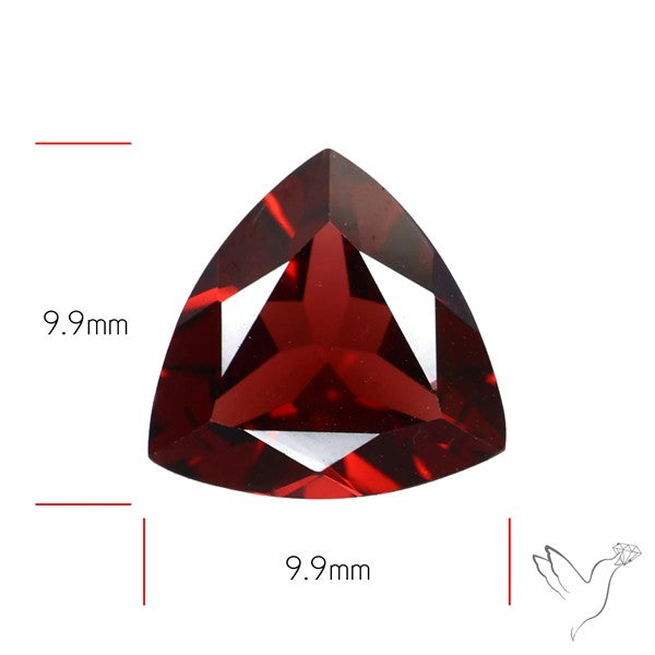 Natural Red Almandine Garnet (Pyrope) Faceted Mozambique Garnet