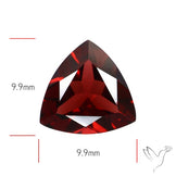 Natural Red Almandine Garnet (Pyrope) Faceted Mozambique Garnet