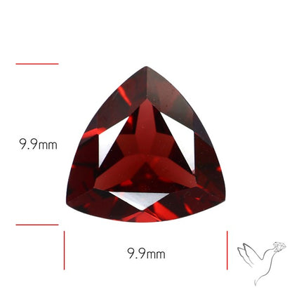 Natural Red Almandine Garnet (Pyrope) Faceted Mozambique Garnet