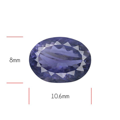 Iolite Millenium Cut Rare Faceted Fine Gemstone