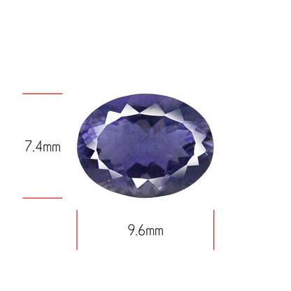 Iolite Millenium Cut Rare Faceted Fine Gemstone